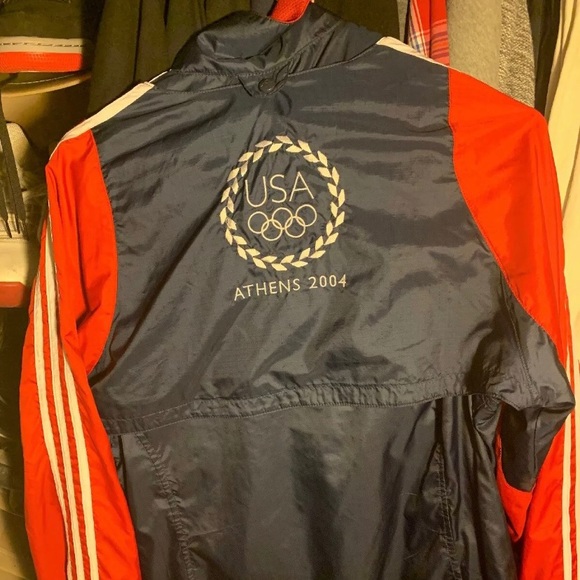 Vintage Adidas Olympic USA Athens 2004 Windbreaker - Picture 2 of 3